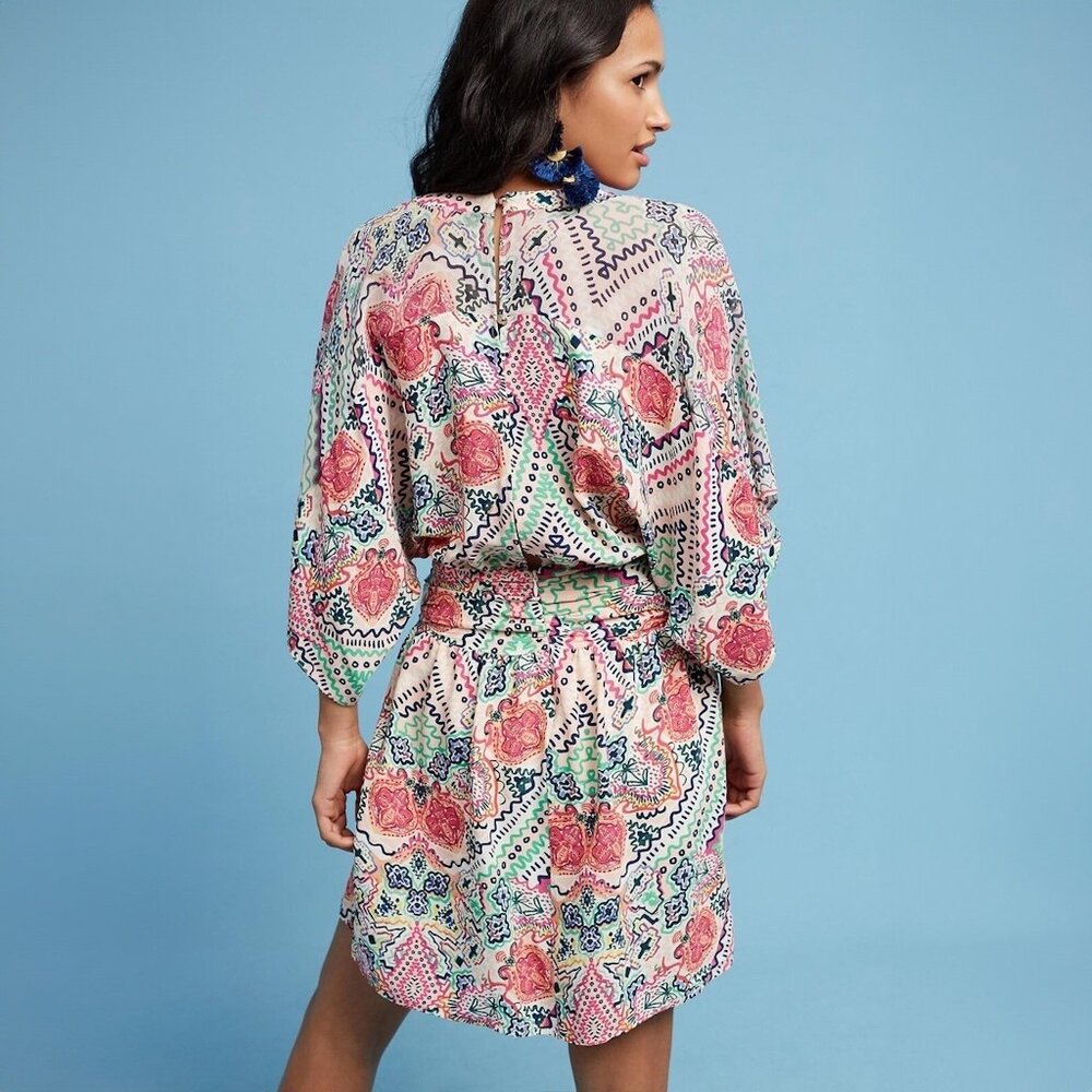 Maeve Open Back Anthropologie Dress Size 6 - Picture 2 of 13